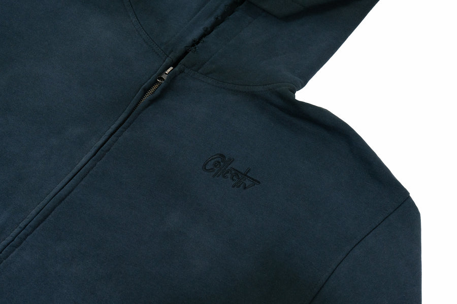 Vintage Zip up - Pottasium Wash Black