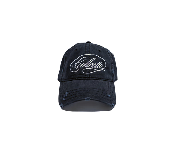 DISTRESSED CURSIVE DAD HAT