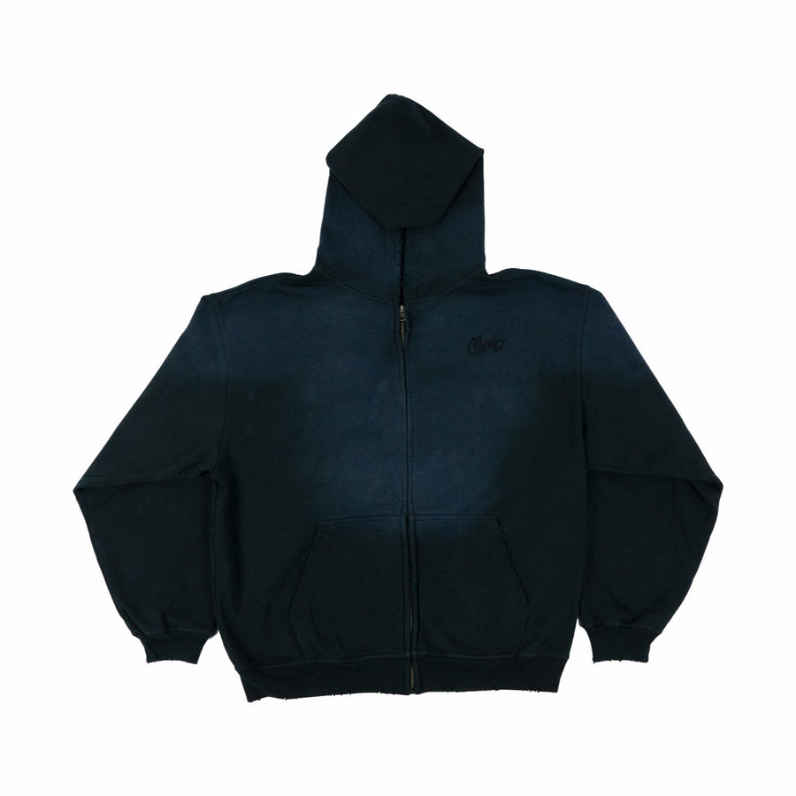 Vintage Zip up - Pottasium Wash Black