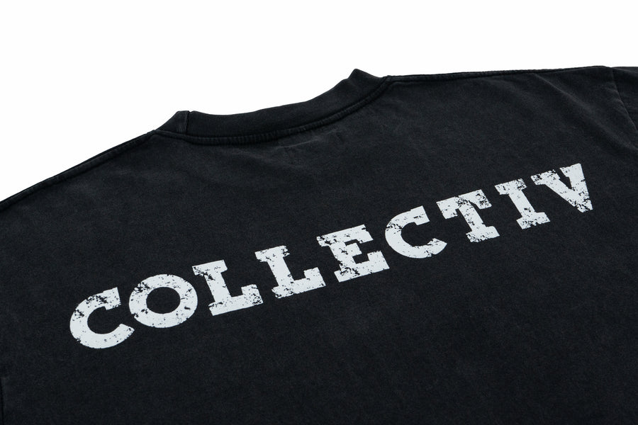 Staple Tee - Vintage Black/ White