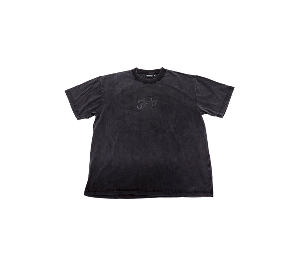 SIGNATURE TEE - VINTAGE BLACK / BLACK