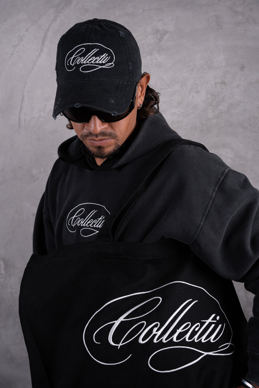 DISTRESSED CURSIVE DAD HAT