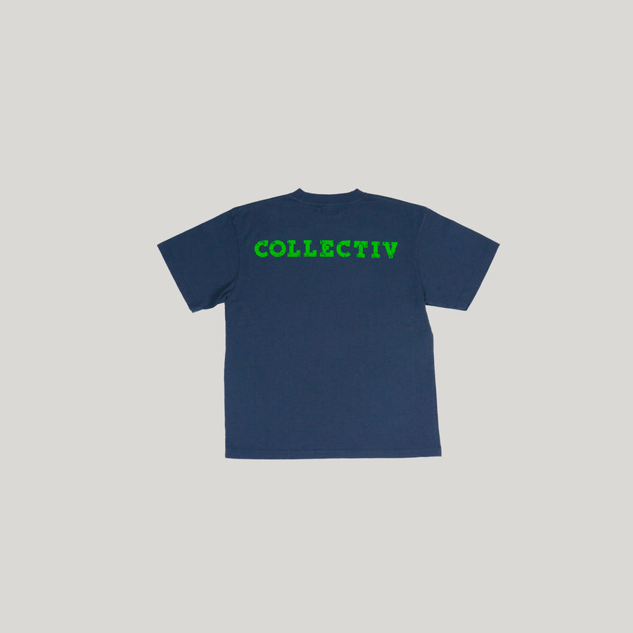 Staple Tee - Blue/ Green