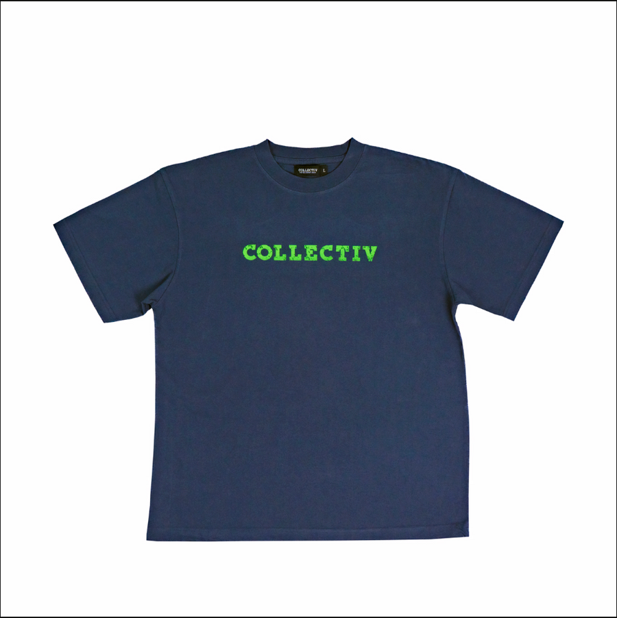 Staple Tee - Blue/ Green