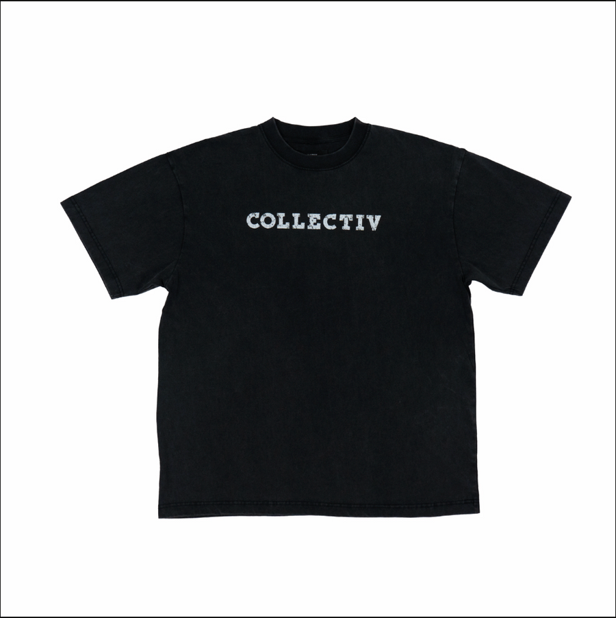 Staple Tee - Vintage Black/ White
