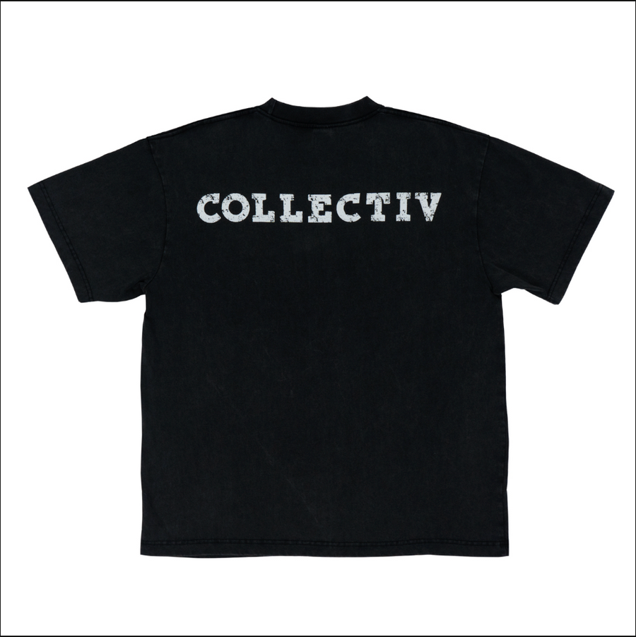 Staple Tee - Vintage Black/ White