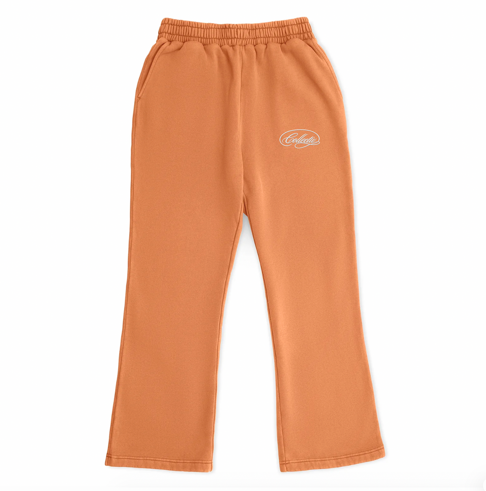 CURSIVE STRAIGHT LEG SWEATPANT