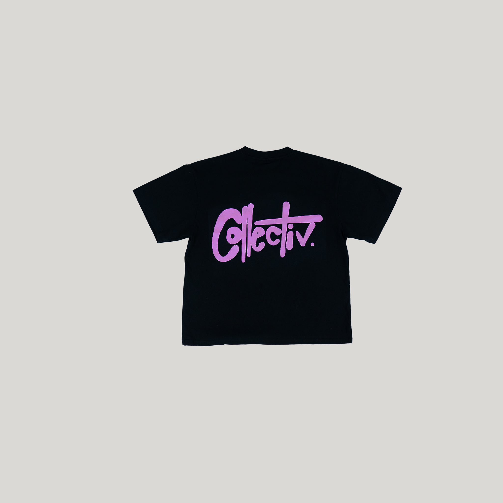 Signature Tee - Black/ Pink