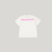 Staple Tee - White/ Bubblegum