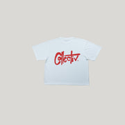Signature Tee - White/ Red